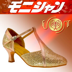 社交ダンスモニシャン monishan 社交ダンスシューズ FX508MPG1 女性兼用パーティーシューズ女性レディースラテンモダンパーティー 価格は無地価格です ダンス 靴 送料無料