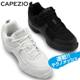 ダンス スニーカー ダンススニーカー ダンスシューズ 白 黒 ジャズシューズ カペジオ DS11 レディース メンズ キッズ 女性用 男性用 ヒップホップ ラテン ジャズダンス チアリーディング ズンバ フィットネス シューズ ブラック ホワイト 楽天【RSL】