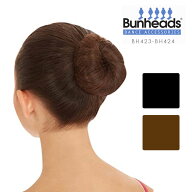 Bunheads バンヘッズ ヘアネット お団子ネット（同色3個入り） BH423-BH424 バレエ まとめ髪 お団子 お団…