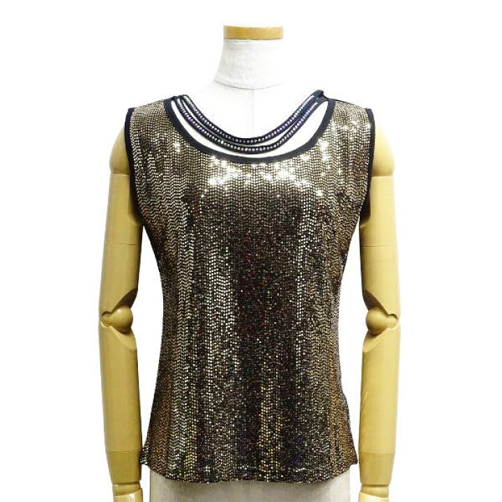楽天市場】【新入荷】MAX スパンコールタンクトップ 11-32153 M-L 