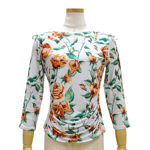 �y�V���ׁzJOAN �v�����g�g�b�v�X 11024-A M�T�C�Y �I�t�z���C�g �ԕ� ������ �t�����[�v�����g �Ќ��_���X�E�G�A ���b�X�� �p�[�e�B�[ �J�b�g�\�[ �� ���f�B�[�X�g�b�v�X �����p���K�� �p�[�e