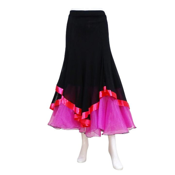 楽天市場】【新入荷】MAX ロングスカート M〜L 22-4046 黒 ピンク 社交 