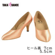 タカダンスファッション スタンダード サテン シューズ No.001 ヒール 5.5cm 7cm 21.5cm-25cm レギュラー…