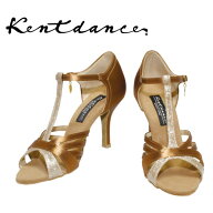 Kentdance ケントダンス ユリア VT ハバナサテン 8cmスリム / 7cmセミフレア ラテンシューズ 社交ダンス …