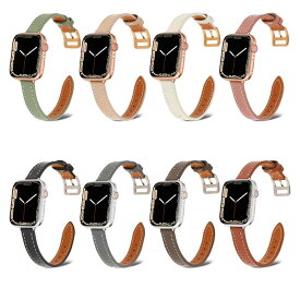 送料無料 アップルウォッチ スリム レザー バンド ベルト apple watch Apple Watch トレンド 革 レザー series 8 7 SE 6 5 4 3 2 1 38mm 40mm 41mm 42mm 44mm 45mm バンド レディース アップル ウォッチ 腕時計 applewatch3 applewatch4 ギフト クリスマス プレゼント