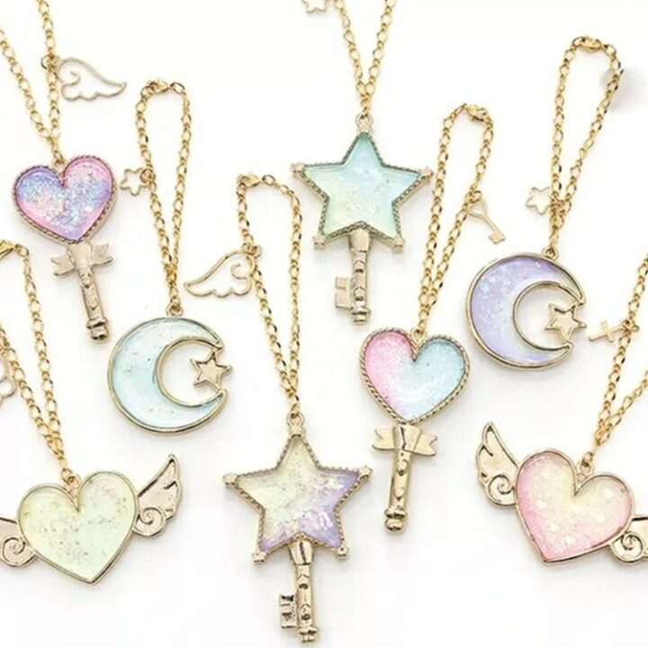 楽天市場 レジン 枠 型 アクセサリー 手芸 メタル パーツ 金具 メタルパーツ ハンドメイド 材料 空枠 土台 フレーム かわいい 女の子 星 鍵 ハート 土星 ゆめかわ ネックレス キーホルダー キー Danchi 楽天市場店