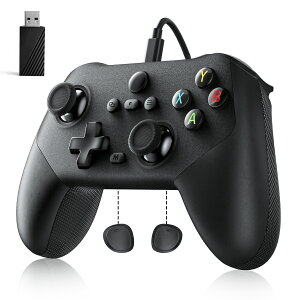 �R���g���[���[���� �Q�[���p�b�h pc �R���g���[���[ PC�Q�[���p ��x�� ���� �L�� 2.4G���V�o�[ ���C�����X�R���g���[���[ TMR�W���C�X�e�B�b�N 1000Hz Turbo�A�� Switch PC Android iOS Steam Deck�ɑΉ� 