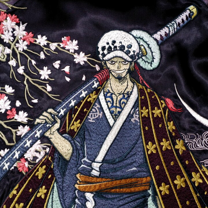 楽天市場】トラファルガー・ロー刺繍スカジャン OPSJ-014 ONE PIECE 