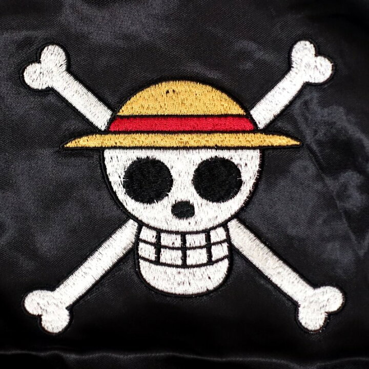 ワンピースファン注目！ ローマーク刺繍スカジャン （リバーシブルにも 