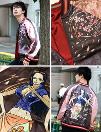 ニコ・ロビン刺繍スカジャンOPSJ-010ONEPIECE×SwitchPlanning【送料無料】