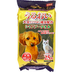 犬 期間限定で特別価格 猫用 日本産 ウェットシート Life-do.Plus ナノソイ シャンプータオル 25枚