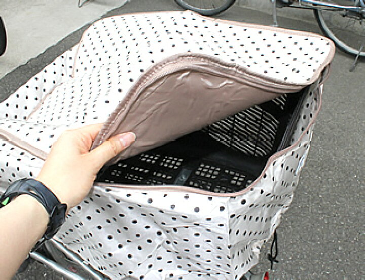 送料無料 maruto 大久保製作所 D-4RMT 自転車用 後ろカゴカバー 水玉 ファッションバスケットカバー 後ろカゴ用自転車 後ろかごカバー ファスナー開閉 撥水加工 ひったくり防止 自転車グッズのキアーロ MARUTO(マルト) ファッション前バスケットカバー・ファスナー付(D-4FMT) サイクル 自転車 水玉×イエロー YD-2148
