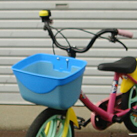 幼児用自転車前かご SW-911 プラスチックバスケット ブルー 子供自転車用前カゴ　　キッズ自転車　前カゴ　ジュニア