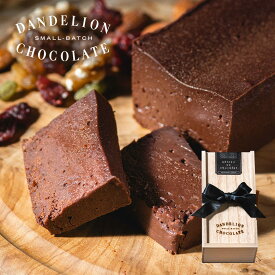 黒リボン付 ガトーショコラ ダンデライオン・チョコレート ｜ バレンタイン ビーントゥバー クラフト スイーツ チョコレートケーキ グルテンフリー 誕生日 プレゼント 贈り物 ギフト サンフランシスコ