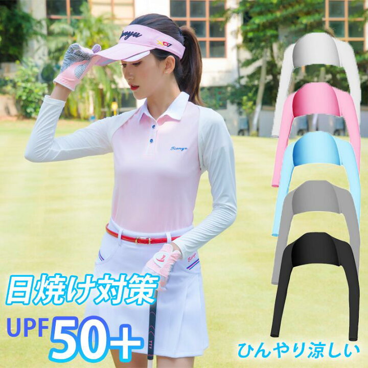 楽天市場 Upf50 接触冷感 吸水速乾 ゴルフウェア レディース 日焼け止め 長袖 Uvカット インナー テニス ストレッチ 蒸れない ランニング Uvカットアンダーウエア インナーシャツ アームカバー ひんやり 冷感 夏 女 スポーツシャツ Dando