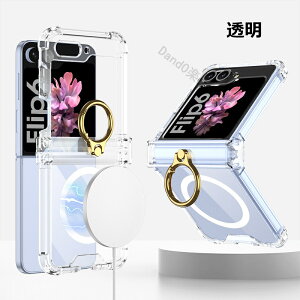 �y�����O�t���zGalaxy Z Flip6 5G �P�[�X �����P�[�X �N���A �q���W�ی� �J�o�[ �M�����N�V�[ z�t���b�v6 �G�A�o�b�O �X�^���h�@�\ ���C�����X�[�d�Ή� MagSafe�Ή� �Ռ��z�� �܂肽���݌^ �J�o�[ TP