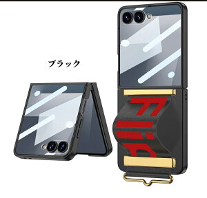 galaxy zflip7 �P�[�X �o���h�t���X�^���h ��̌^ �P�[�X�w�ʕی� Samsung �M�����N�V�[Z Flip7 �P�[�X �J�o�[ �܂肽���݌^ �X�^���h�@�\ ������� �����h�~ �y�� ���h�~ �ϏՌ� �h�w�� �X�}�z�P�[