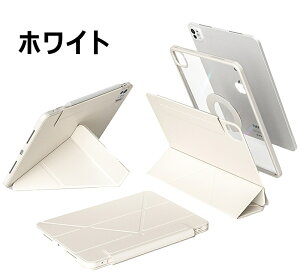 iPad �P�[�X 2025 �V�^ iPad Pro 11 / 13 �C���` (M5) iPad Air 11 / 13 (M3) �P�[�X iPad ��11���� ��10���� A16 360�x��] �c�u�� �}�O�l�b�g ������ �w�ʃN���A ���� �y�����[ �y���V���[�d�Ή� �I�[�g�X���[�v 