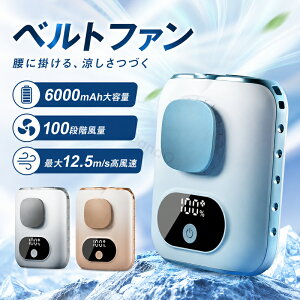 �x���g�t�@�� 5WAY 6000mAh ��e�� 100�i�K���ʒ��� LED�c�ʕ\�� ���|����@ ��|����@ ����@ �莝�� �W�F�b�g�t�@�� �|�[�^�u���t�@�� �~�j��@ USB�[�d�� Type-C �É� �y�� �����΍� 