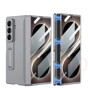 �y���Ԍ���200�~�N�[�|���zGalaxy Z Fold8 Ultra �P�[�X �t�B�����t�� ZFold8 Ultra �P�[�X �q���W�ی� �t���J�o�[ �X�^���h�t�� �}�O�l�b�g�� �S�ʕی� ��̌^�t�B���� �ϏՌ� ���^ �y�� �X�^���h�@�\