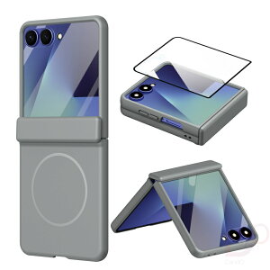 �y���Ԍ���100�~�N�[�|���z Galaxy Z Flip8 �P�[�X ZFlip8 �P�[�X MagSafe�Ή� �}�O�l�b�g�P�[�X �X�}�z�P�[�X Z Flip8 �J�o�[ �P�[�X��̌^�t�B�����t�� 90�x�q���W�ی� PC �S�ʕی� �J�����ی� ���C��