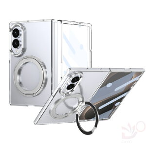 �y���Ԍ���150�~�N�[�|���z Galaxy Z Fold8 �P�[�X �N���A galaxyzfold8 �J�o�[ galaxy fold8 �P�[�X MagSafe�Ή� �M�����N�V�[z fold8 �N���A�P�[�X �����O�X�^���h �t�B�����t�� Z Fold8 �J�o�[ ������ �t�B��