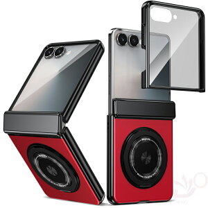 �y���Ԍ���200�~�N�[�|���z Galaxy Z Flip8 �P�[�X MagSafe�Ή� ZFlip8 �P�[�X �t�B�����t���@360�x��]�����O�X�^���h �X�}�z�P�[�X Z Flip8 �J�o�[ �t�����g�ی�t�B�����t�� �A���~���� PC �S�ʕی� 
