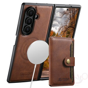 �y�\����Ԍ���200�~�N�[�|���z Galaxy Z Fold8 Ultra �P�[�X ZFold8 Ultra �P�[�X MagSafe�Ή� �X�}�z�P�[�X Z Fold8 Ultra �J�o�[ �}�O�l�b�g���J�[�h�P�[�X�t�� �蒠�� �J�[�h���[ �ő�3�� �S�ʕی� �J����