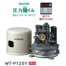 日立 インバーター 浅井戸用自動ポンプ :WT-P125Y 20A L/min m 125w