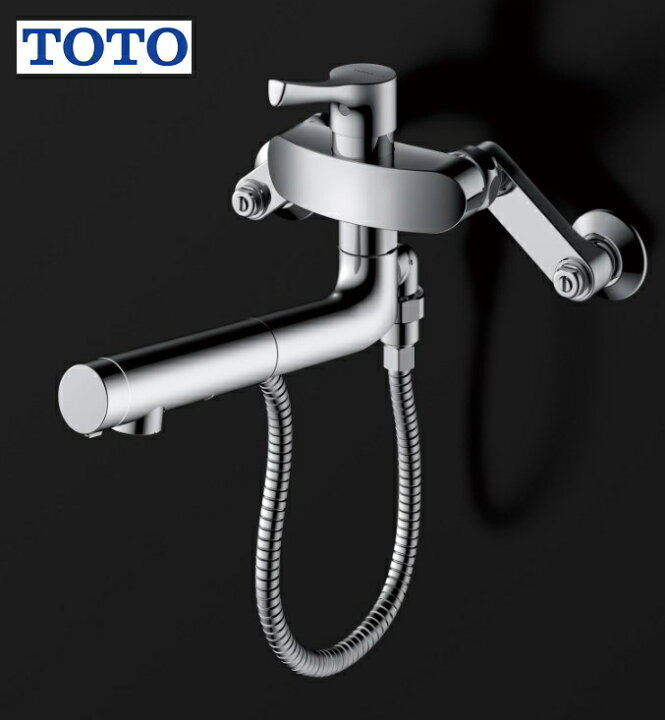 楽天市場】TOTO 壁付シングル13 TKS05314J壁付シングル混合水栓 エコ