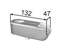 LIXIL(INAX) 正規品 スライドフック CKNB(5)-SF/CH スライドバー 直径30mm用 クロムメッキ (艶シルバー) …