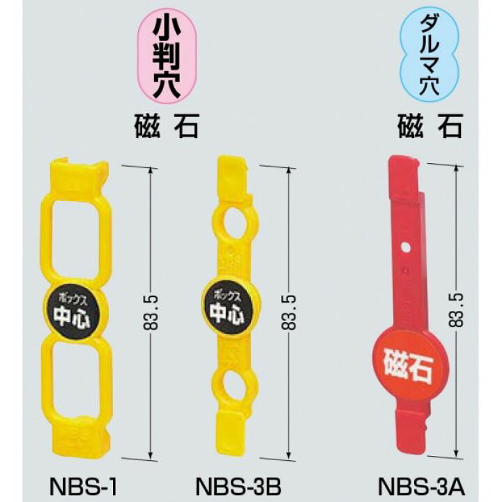 楽天市場】ポイントアッター(R)/小判穴用 NBS-3B(10個入り) 寸法 83.5 