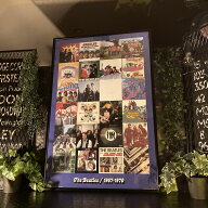 ｢THE BEATLES｣1967~1970超超大型アートポスター(額入り)!! カフェインテリア オールドアメリカン イン…