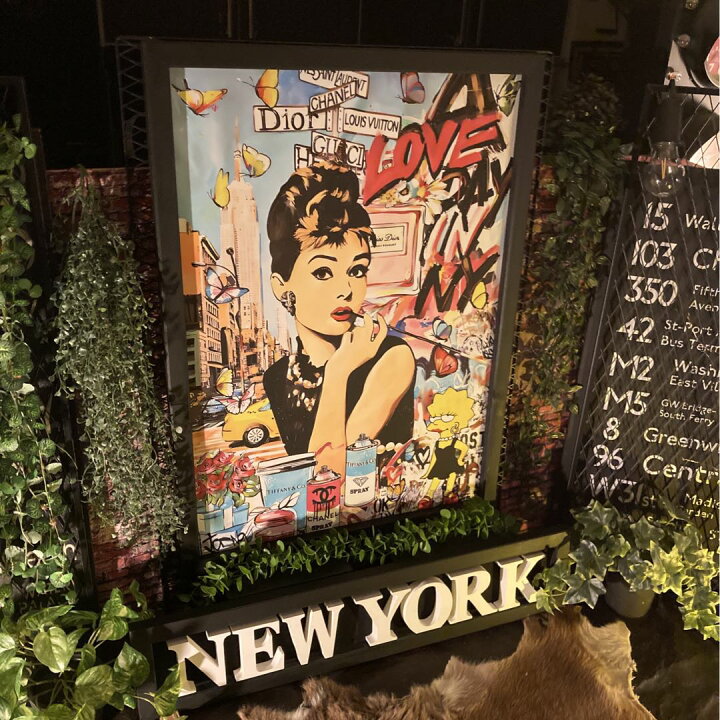 楽天市場】｢オードリー・ヘップバーン・ポップアート｣Type.Aキャンバス 