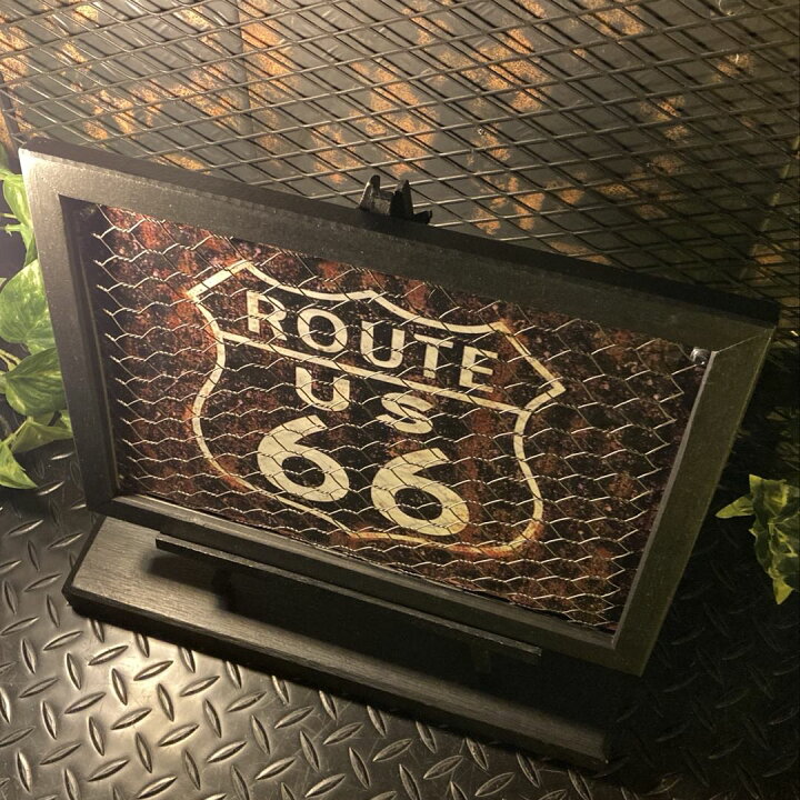 楽天市場】U.S.VINTAGE ROUTE66 メタル製アイアンフェンス仕上アート 