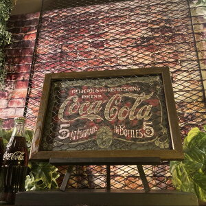 COCA-COLA��A�C�A�����b�V���d�グ�A�[�g�p�l��(�z����) Type.C VINTAGE �j�O�C���e���A �A�����J���r���e�[�W �C���_�X�g���A���C���e���A �A���J�W�G�� �K���[�W�C���e���A �u���L�Ŕ� �j�̏Z