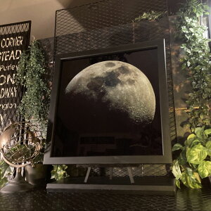 �MOON LIGHT ART� �����K���X�� �����A�[�g�p�l��(�z����) �J�t�F�C���e���A �A�����J���r���e�[�W �o�X���[���T�C�� Universe �j�O�C���e���A �A�����J�����_�� industrial Space Cosmos �X�܏Y�� �X��