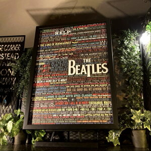 �THE BEATLES POP ART���^�E�b�h�A�[�g�p�l��(�z����) �r�[�g���Y �J�t�F�C���e���A �C���_�X�g���A�� �A�����J���r���e�[�W ���g���A�����J�� ���B���e�[�W BROOKLYN �o�X���[���T�C�� �j�O�C