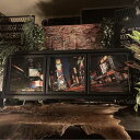 永久保存版!! ｢TIMES SQUAREの躍動｣!! キャンバス製 3連アートパネル!! ブルックリン 男前インテリア NEWYORK インダストリアル アートパネル バスロールサイン アメリカンモダン BROOKLYN アメリカンビンテージ タイムズスクエア ニューヨークスタイル DandyLifeSpace