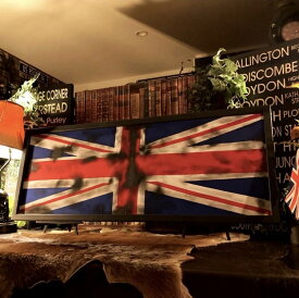 ｢イギリス UNION JACK｣!! 英国アートパネル(額付き)!! 弩級サイズ!! ブルックリンインテリア 男前インテリア アメリカン カフェインテリア インダストリアル オールドアメリカン ブリティッシュスタイル ユニオンジャック 英国国旗 店舗什器 店舗装飾 DandyLifeSpace