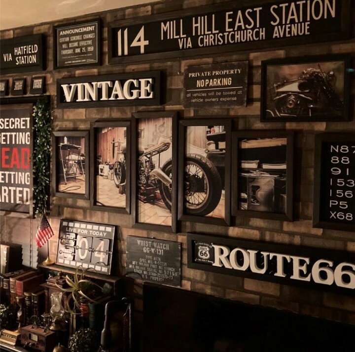 楽天市場 永久保存版 Garage Vintage No 2 5連奏 高級アートパネル ブルックリン 男前インテリア Brooklyn アメリカンビンテージ カフェインテリア Newyork アートパネル ニューヨークスタイル アメカジ雑貨 オールドアメリカン アメリカンカジュアル