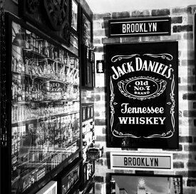 ｢JACK DANIEL’S｣!! 正規ライセンス!! 超超大型アートポスター(額付き)!! カフェインテリア オールドアメリカン インダストリアル アメリカンビンテージ アメリカンレトロ ジャックダニエル BROOKLYN バスロールサイン 男前インテリア DandyLifeSpace