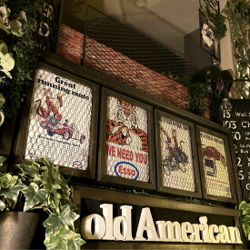 ｢ESSO TIGER CLASSIC III｣TIN製メタルサインコレクション 男前インテリア VINTAGE アメリカンビンテージ カフェインテリア オールドアメリカン GARAGE 店舗展示品 店舗什器 Nostalgic レトロアメリカン ガレージインテリア インダストリアルインテリア DandyLifeSpace