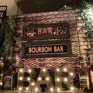 �����2���g�Z�b�g�BOURBON BAR����^�����E�b�h�A�[�g�p�l�� �A�[���[�A�����J�� VINTAGE �j�O�C���e���A �A�����J���r���e�[�W �C���_�X�g���A���C���e���A �A���J�W�G�� �K���[�W �u���L��