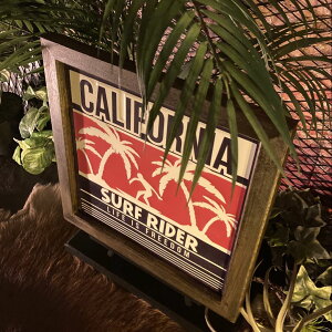 �CALIFORNIA SURF RIDER��G���{�X���^���T�C��(�z����) �E�G�X�g�R�[�X�g�C���e���A ���C�݃C���e���A �A�����J���r���e�[�W �A�[�g�p�l�� ���^���T�C�� California �j�O�C���e���A �A�����J���J