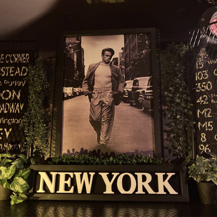 楽天市場】｢JAMES DEAN ART｣No.4キャンバス製 大型アートパネル(額入り 