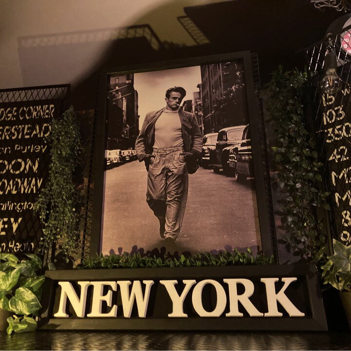 楽天市場】｢JAMES DEAN ART｣No.4キャンバス製 大型アートパネル(額入り 