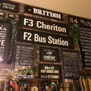 �ENGLAND STYLE�Ver.2!! �����o�X���[���T�C���A�[�g(�z�t��)!! �u���b�N�����C���e���A �j�O�C���e���A �A�����J���r���e�[�W �J�t�F�C���e���A �C���_�X�g���A�� �o�X���[���T�C�� �A�[�g�p