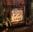 MADE・IN・USA!! ｢ROUTE66 ANTIQUE｣!!ノスタルジックアート カフェインテリア アメリカンビンテージ アートパネル メタルサイン 男前インテリア オールドアメリカン レトロアメリカン アメリカンカントリー 店舗什器 店舗装飾 ティンプレート DandyLifeSpace