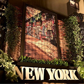 ｢U.S.ストリートアート｣Type.B!! アイアンフェンス付きアートパネル!! ブルックリン 男前インテリア NEWYORK アメリカンビンテージ カフェインテリア インダストリアルインテリア industrial バスロールサイン ストリートカルチャー アイアンフェンス DandyLifeSpace